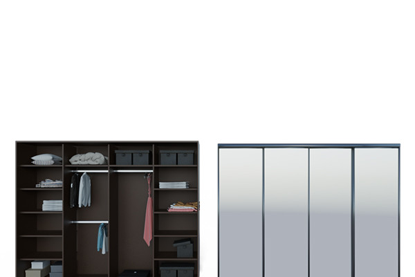 Шкаф с полками 300х240х60см